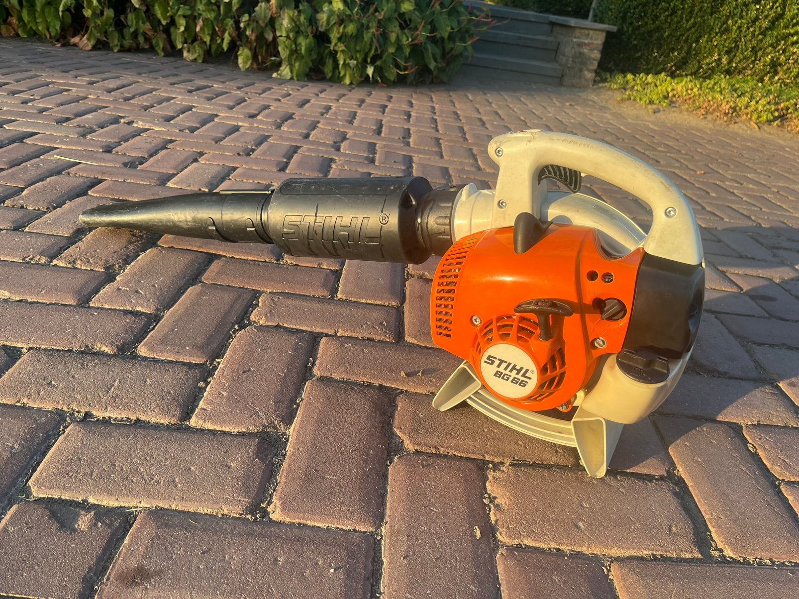 Stihl bladblazer handgedragen, Ophalen of Verzenden, Gebruikt, Benzine, Handgedragen