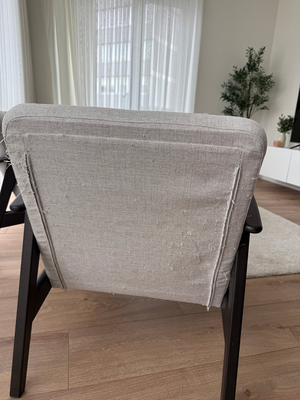 Ikea Ekenäset set: 2x 1-zits fauteuil en 1x 3-zits bank, Gebruikt, Minder dan 75 cm, Driepersoons, Ophalen of Verzenden