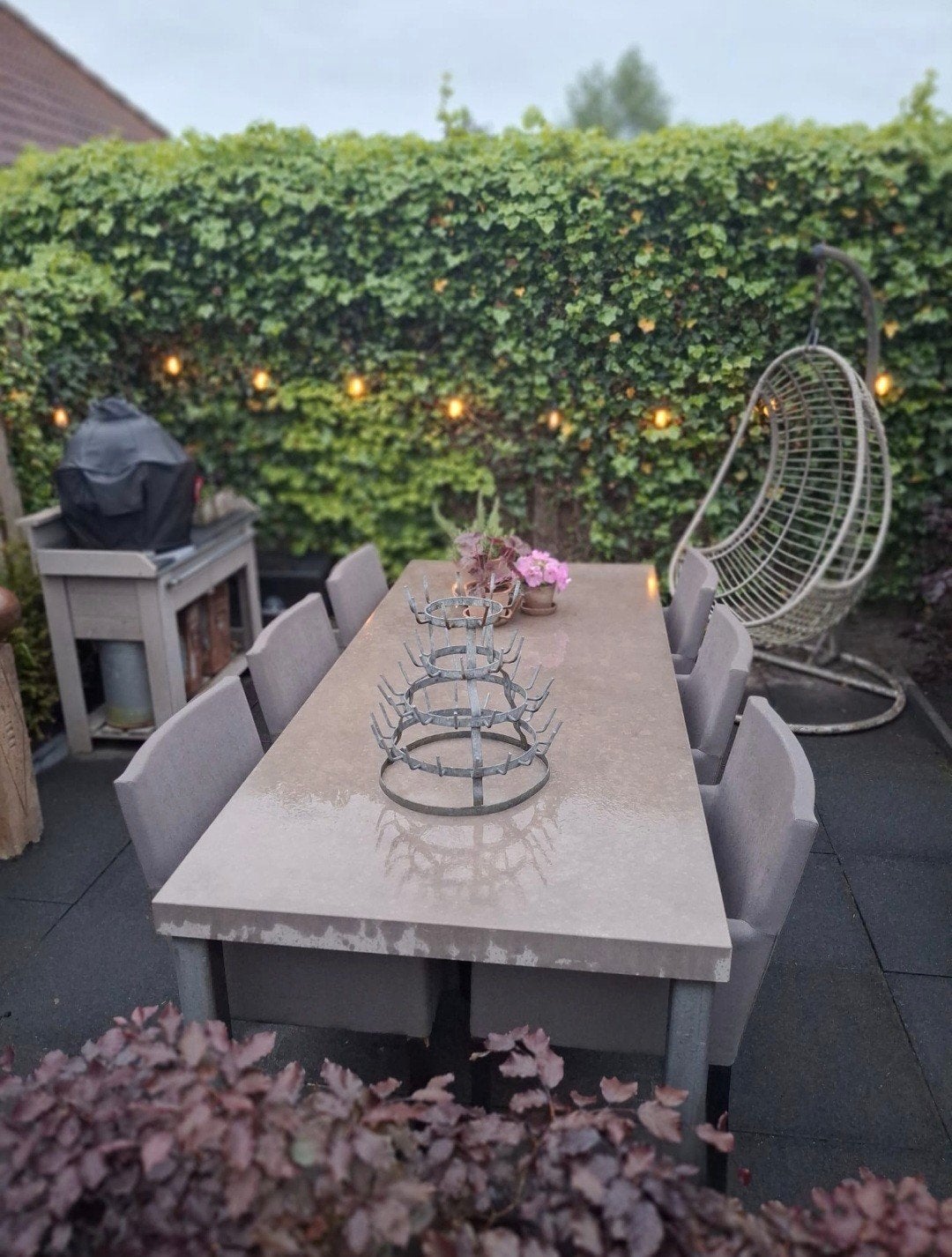 6 Heerlijke tuinstoelen "All wheather" alle 6 voor 125,-, Ophalen, Gebruikt, Aluminium