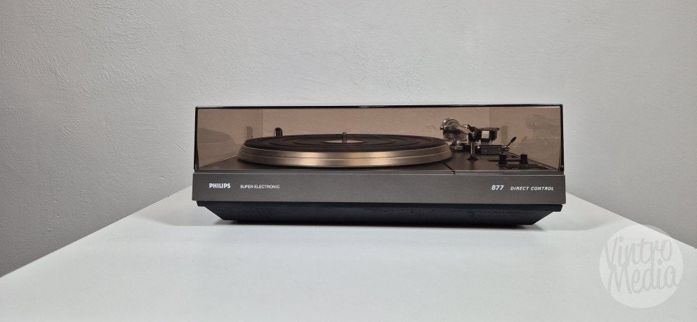 Philips AF 877 Platenspeler | Auto Afslag | GP400 | Pitch, Philips, Refurbished, Pitch-regelaar, Ophalen of Verzenden