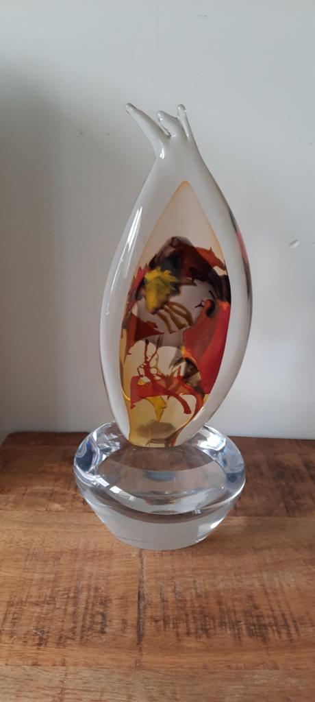 Leerdam glasobject Saniye Bildircin, Antiek en Kunst, Antiek | Glas en Kristal, Ophalen of Verzenden