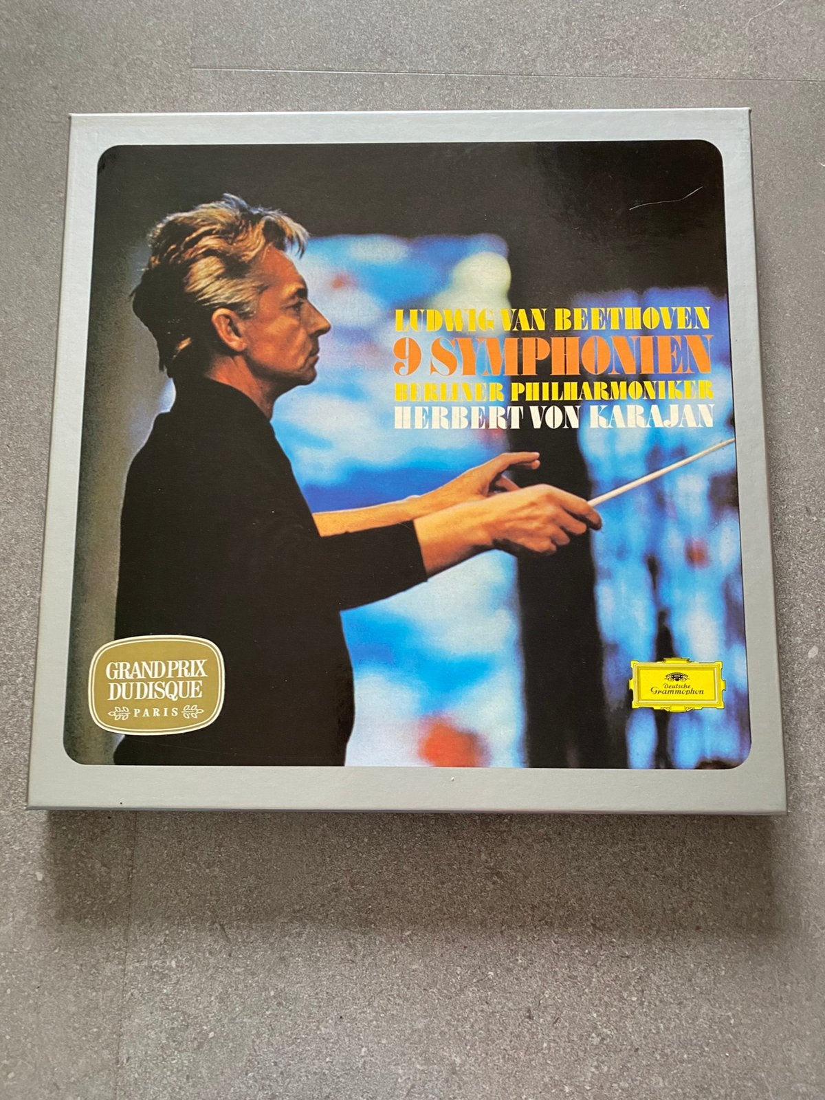 Beethoven - 9 Symphonien LP Boxset - Herbert von Karajan ‘63, Ophalen, Zo goed als nieuw, Orkest of Ballet, 12 inch