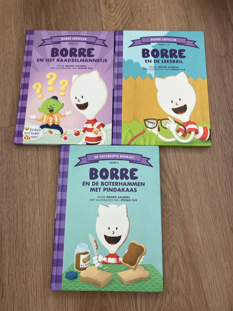 Borre Leesclub Boekjes - Set van 3, Boeken, Kinderboeken | Baby's en Peuters, Nieuw, 3 tot 4 jaar, Ophalen of Verzenden