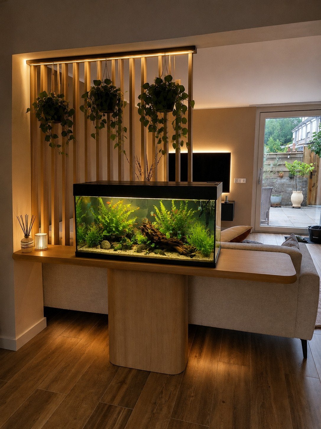 Juwel 200 liter aquarium, Ophalen, Gebruikt, Juwel, Inclusief deksel