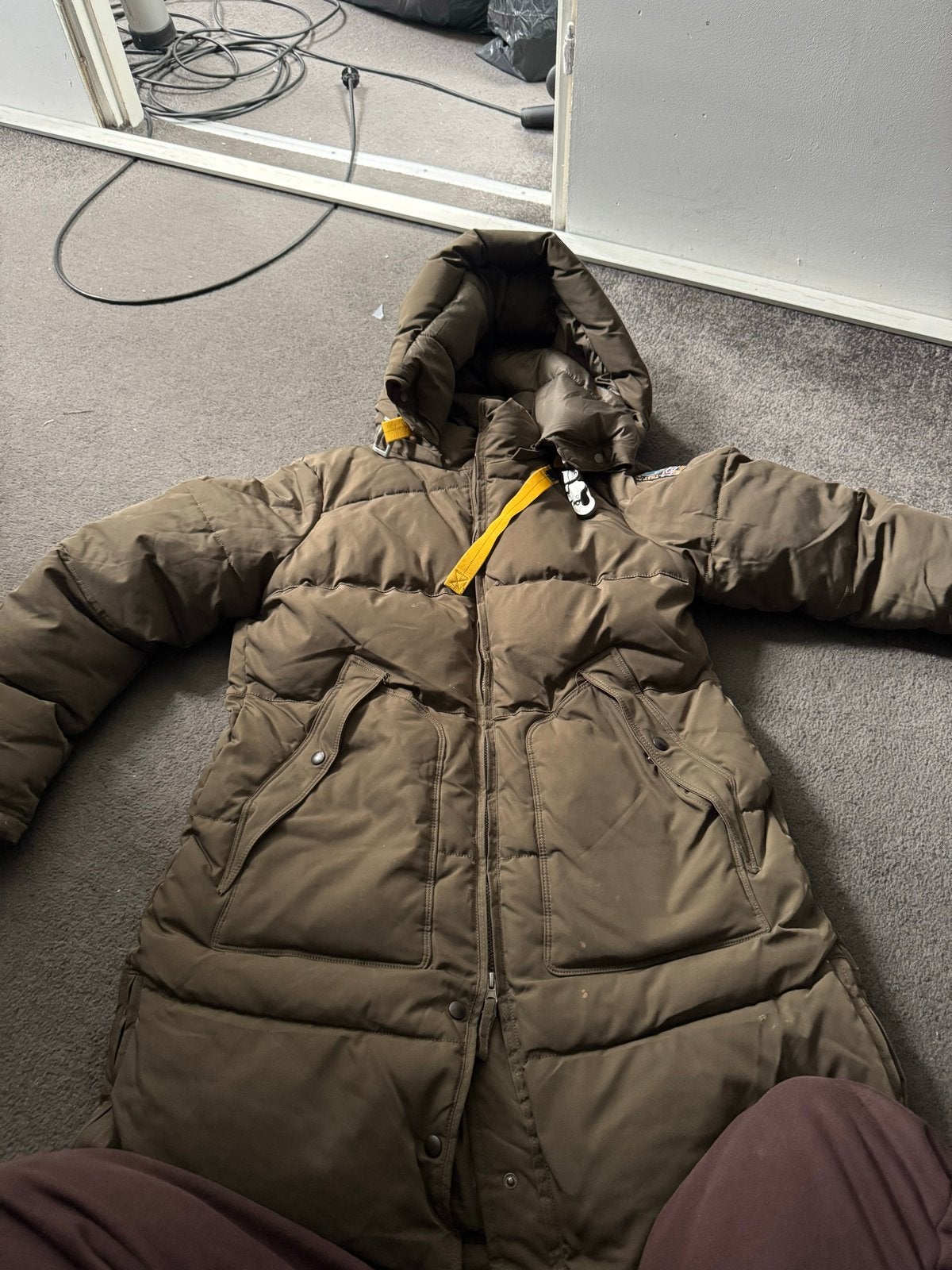1 op 1 Parajumpers  Dames Winterjas, Ophalen, Zo goed als nieuw, Maat 38/40 (M), Bruin
