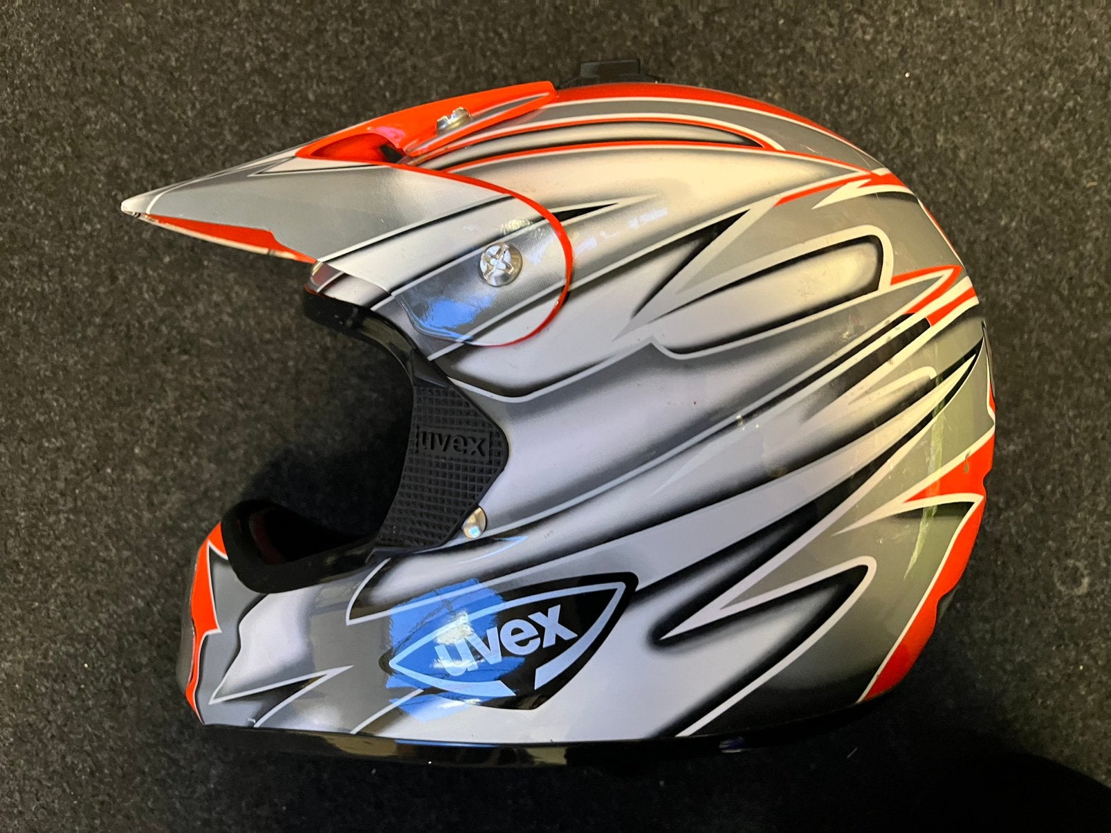 UVEX motor cross/quad helm mt. L, Motoren, Overige merken, L, Tweedehands, Overige typen