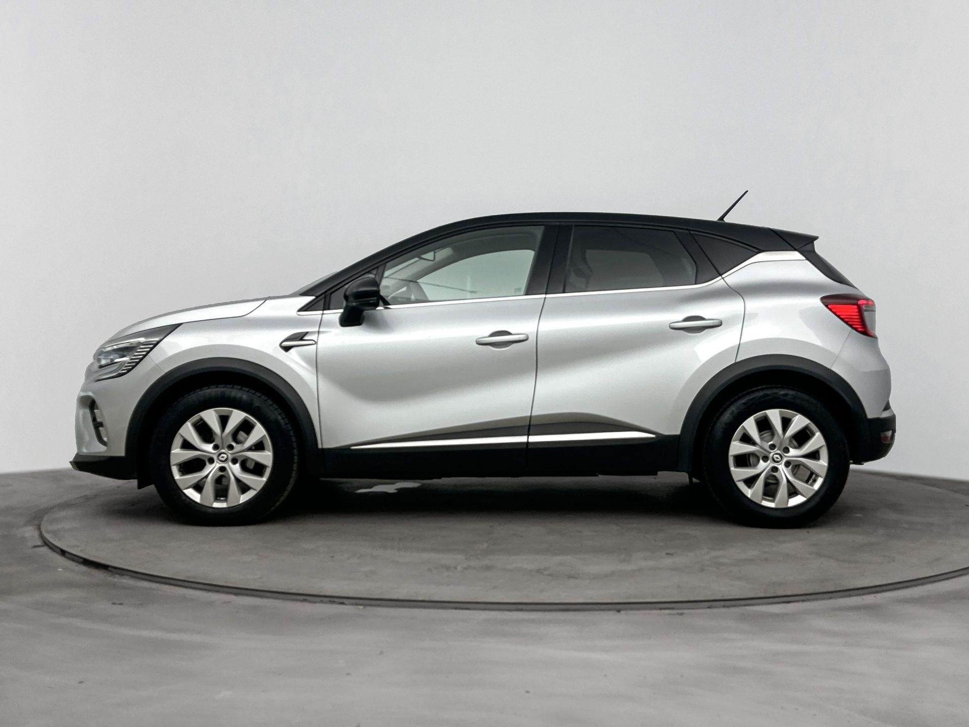 Renault Captur 1.0 TCe Intens 90PK | Trekhaak | Achteruitrij, Auto's, Voorwielaandrijving, Gebruikt, Euro 6, Leder en Stof