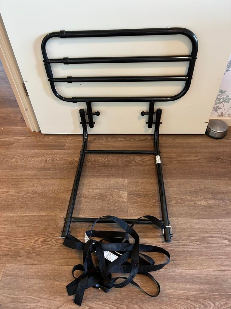 Verstelbaar bedhek voor ouderen - voorkomt uit bed vallen, Ophalen, Eenpersoons, Zwart, Overige maten