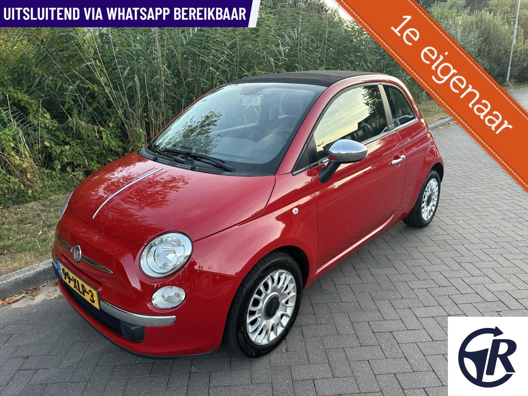 Fiat 500 C 1.2 Easy Cabrio Airco 1e EIGENAAR 81DKM NAP, Auto's, Euro 5, Gebruikt, 4 cilinders, Origineel Nederlands