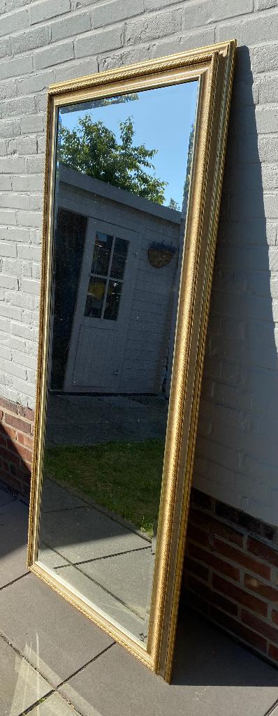 Wandspiegel, Huis en Inrichting, Woonaccessoires | Spiegels, Ophalen, Gebruikt, 75 tot 100 cm, 150 tot 200 cm