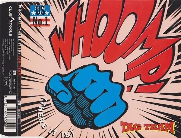 Tag Team : Whoomp! (Here it is) CD Maxi Sinle, Cd's en Dvd's, Ophalen of Verzenden, Zo goed als nieuw, Hiphop en Rap
