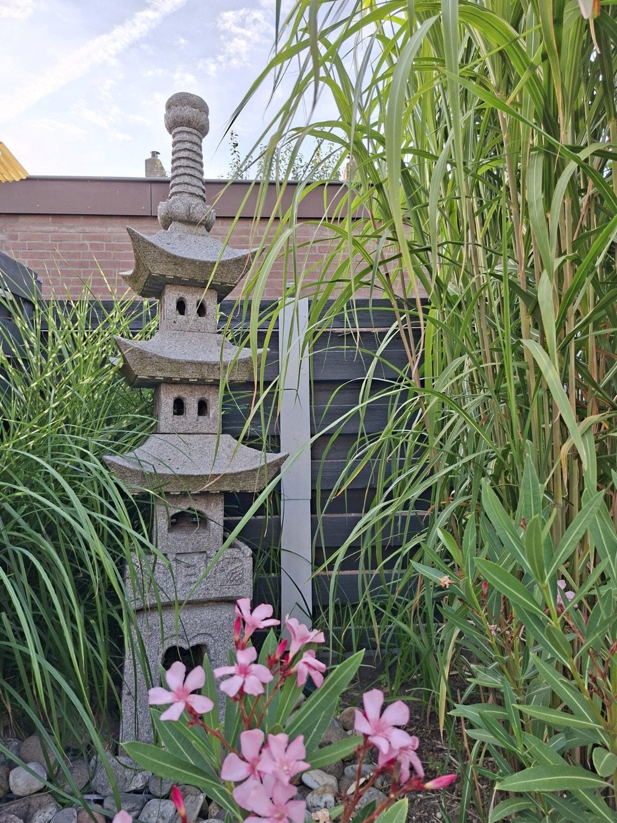 Japanse granieten pagode/tempel ., Ophalen, Gebruikt, Steen, Overige typen