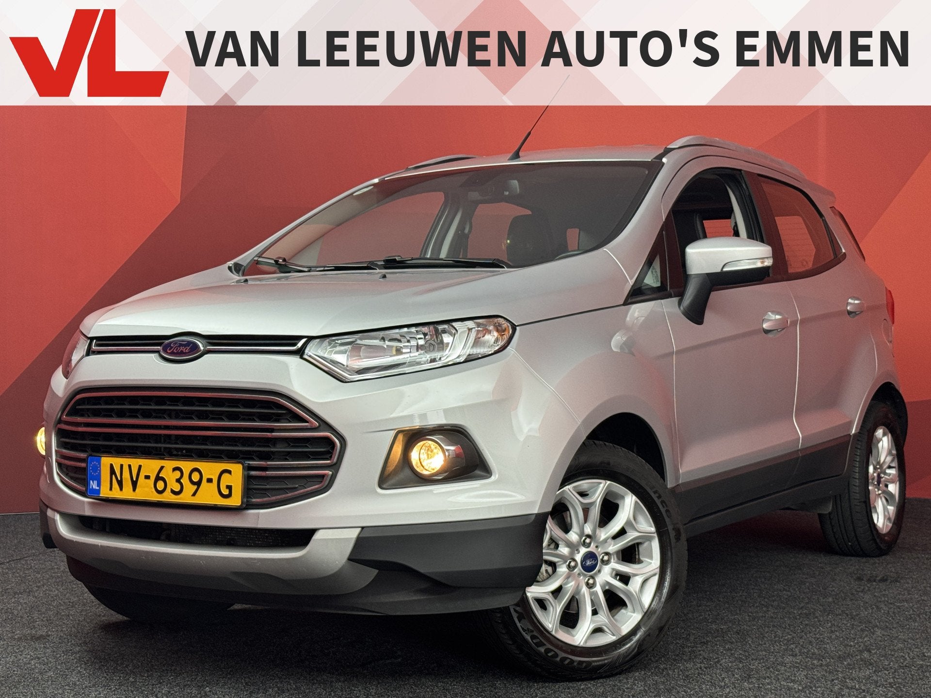 Ford EcoSport 1.0 EcoBoost Titanium | Camera | Stoelverwarmi, Auto's, Voorwielaandrijving, Gebruikt, Ecosport, Leder en Stof