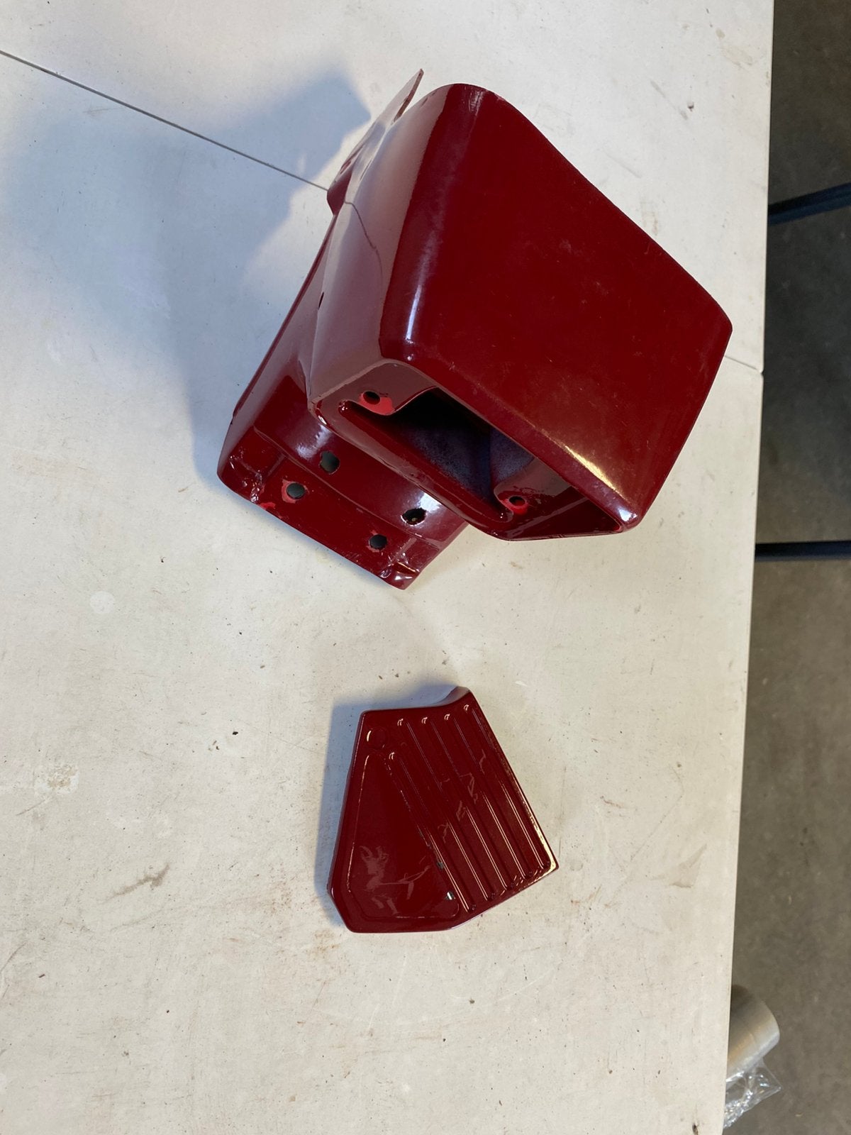 Achter spatbord en auccukapje honda mb, Ophalen of Verzenden, Gebruikt, Kap