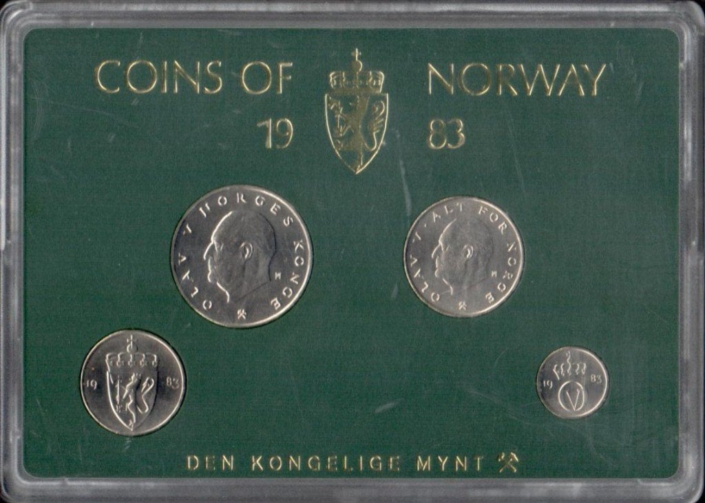 Munten van Norway - Jaarset 1983- UNC., Ophalen of Verzenden, Overige landen, Setje