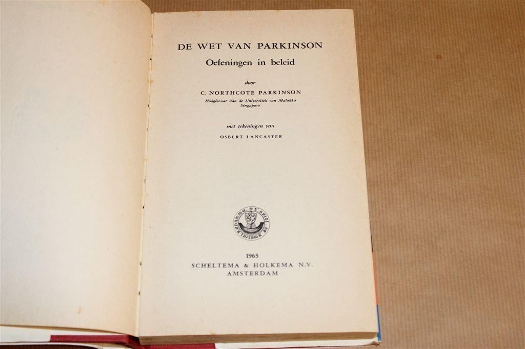 Wet van Parkinson — Humor & Beleid [Klassieker], Ophalen of Verzenden, Gelezen, Verhalen