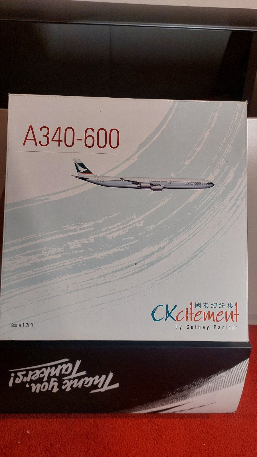 Cathay Pacific Airbus A340-600, Ophalen of Verzenden, Nieuw, Schaalmodel