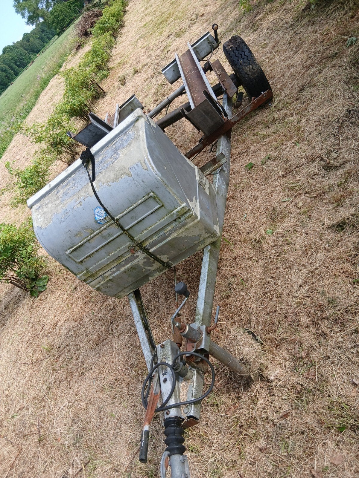 Aanhanger voor motor, Ophalen