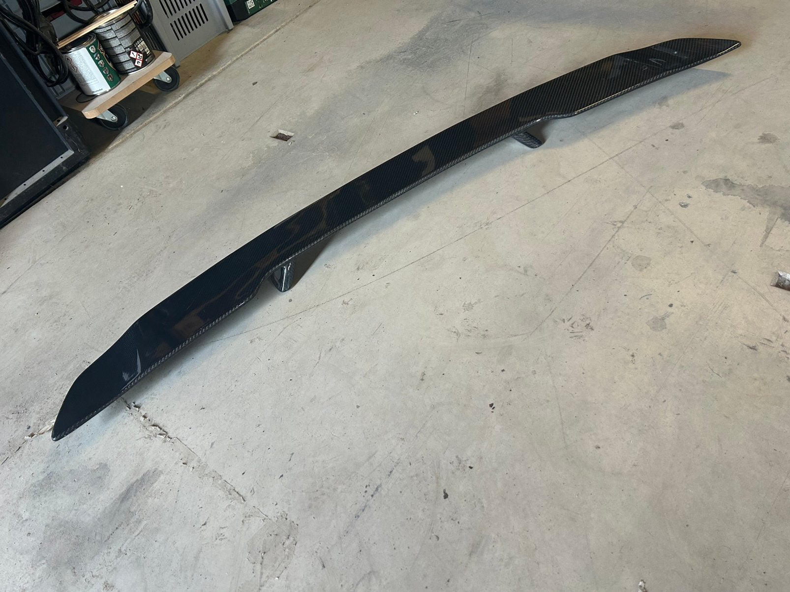 Carbon spoiler achtervleugel ferarri mazda universeel, Auto-onderdelen, Ophalen, Gebruikt, Achterklep, Ferrari