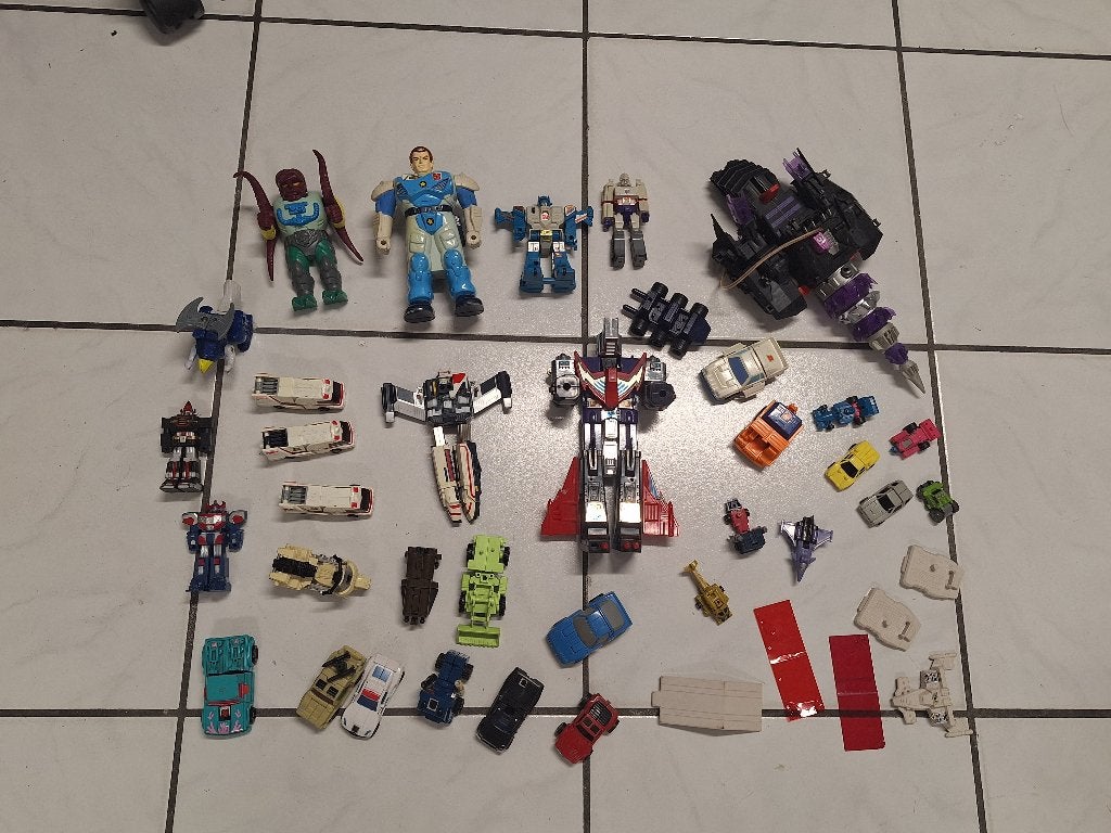 Vintage Hasbro Transformers robots verzameling jaren 80/ 90, Verzamelen, Overige generaties, Ophalen of Verzenden, Gebruikt