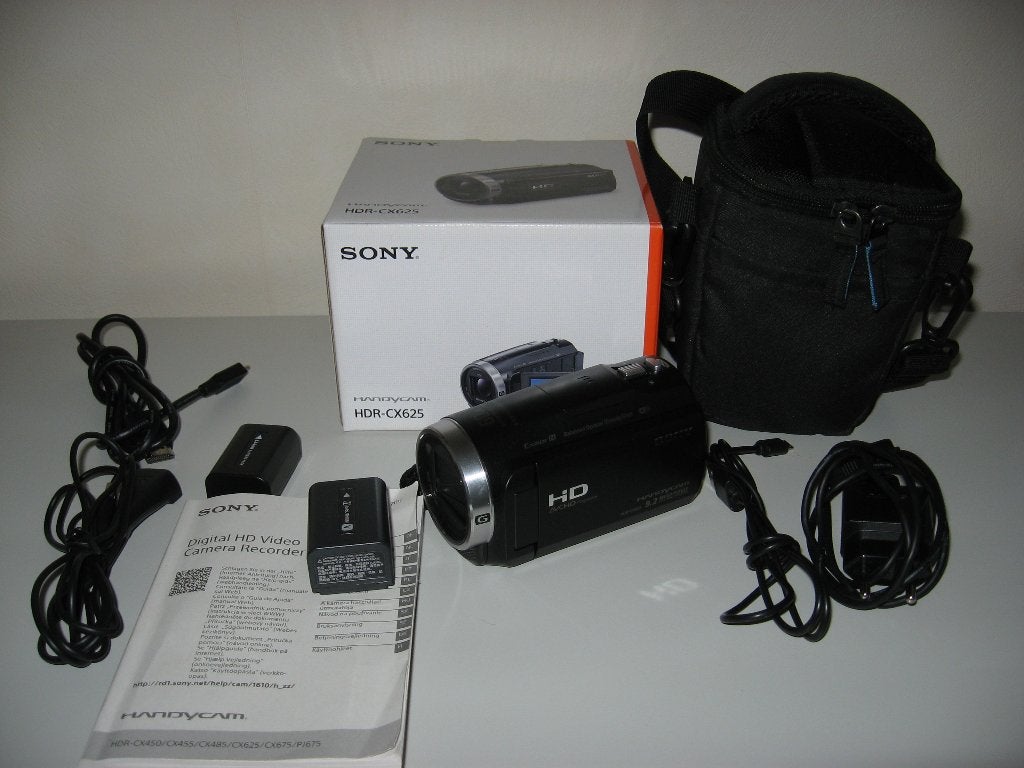 Sony Handycam HDR-CX625, Ophalen, Nieuw, Sony, Geheugenkaart