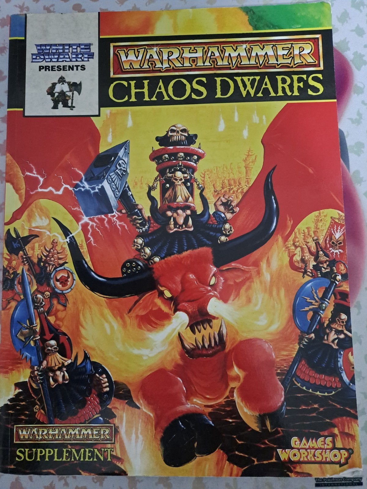 warhammer chaos dwarfs boek, Ophalen of Verzenden, Gebruikt, Warhammer, Boek of Catalogus