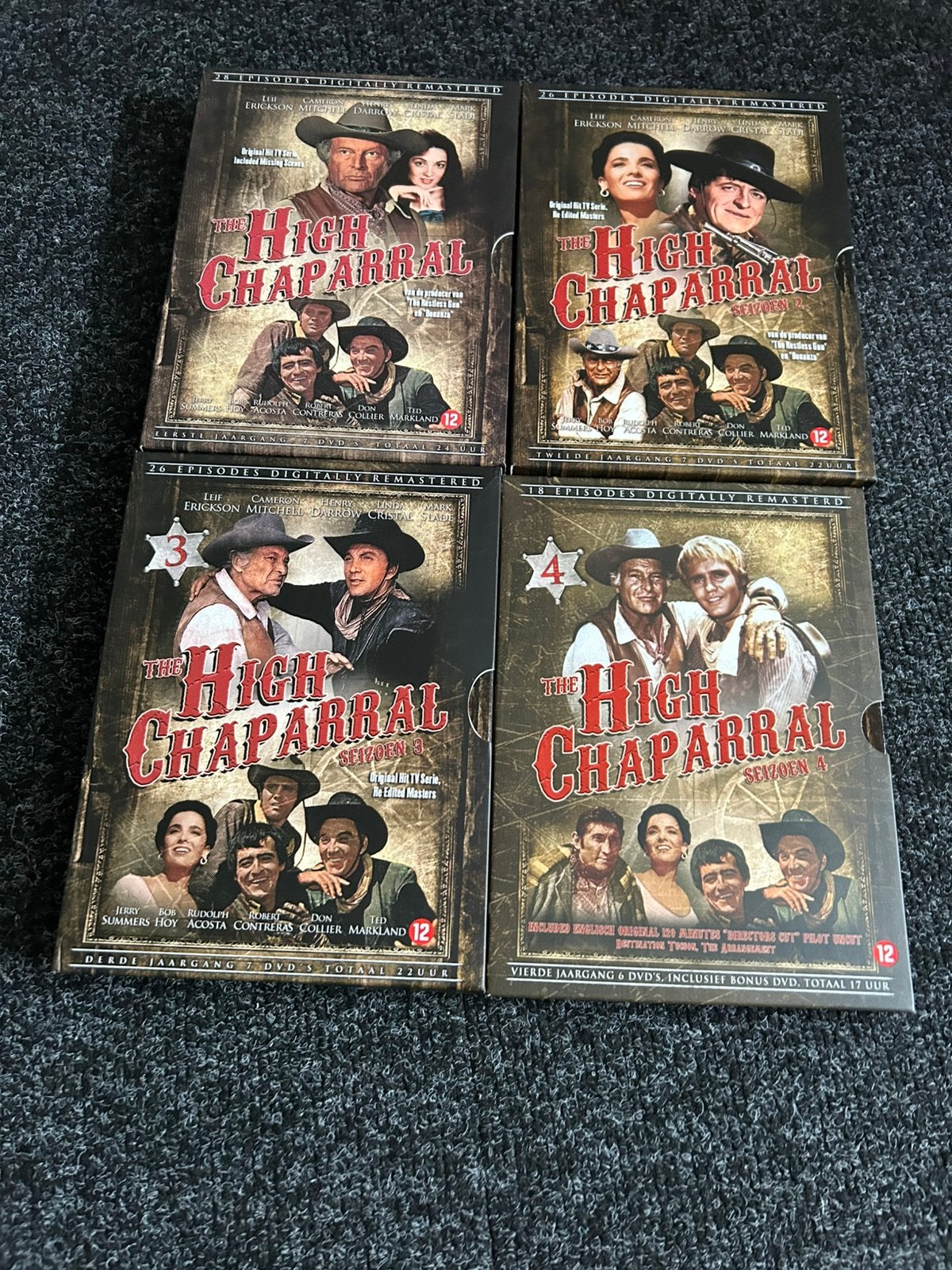 The high chaparrel volledige serie op dvd, Vanaf 12 jaar, Ophalen of Verzenden, Gebruikt