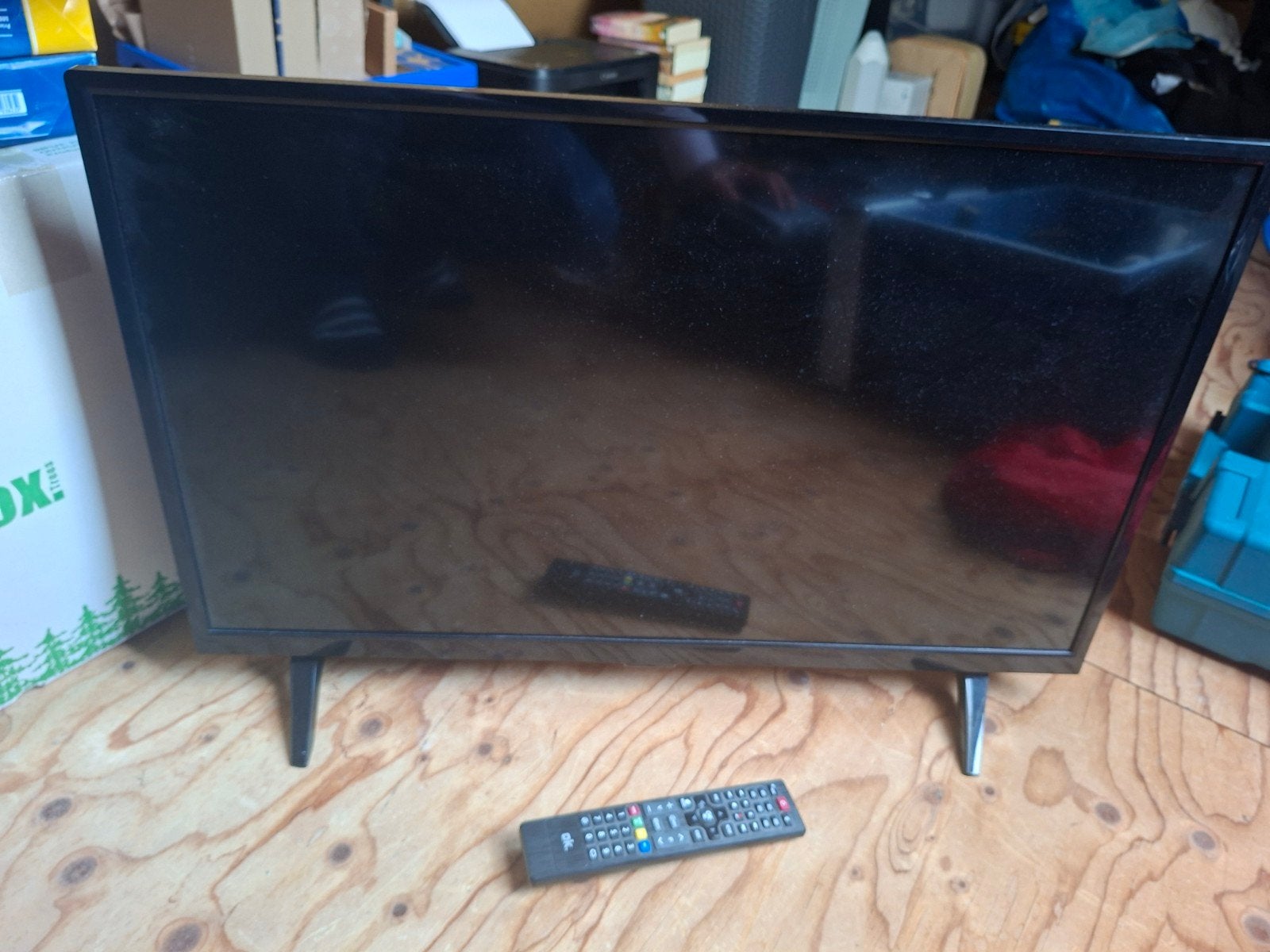 OK. 32 inch HD LED TV (ODL32642H-DB) met afstandsbediening, Audio, Tv en Foto, 50 Hz, HD Ready (720p), 80 tot 100 cm, Ophalen