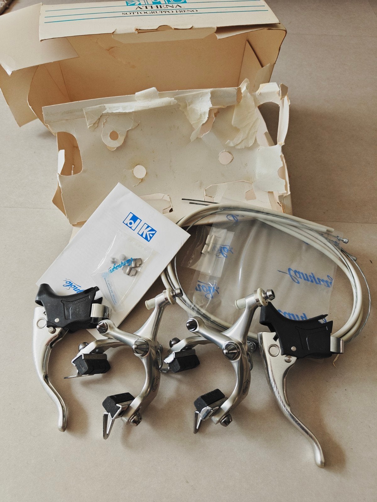 Campagnolo Athena Remset - Vintage Racefiets Onderdelen, Remmen, Campagnolo, Nieuw, Ophalen of Verzenden