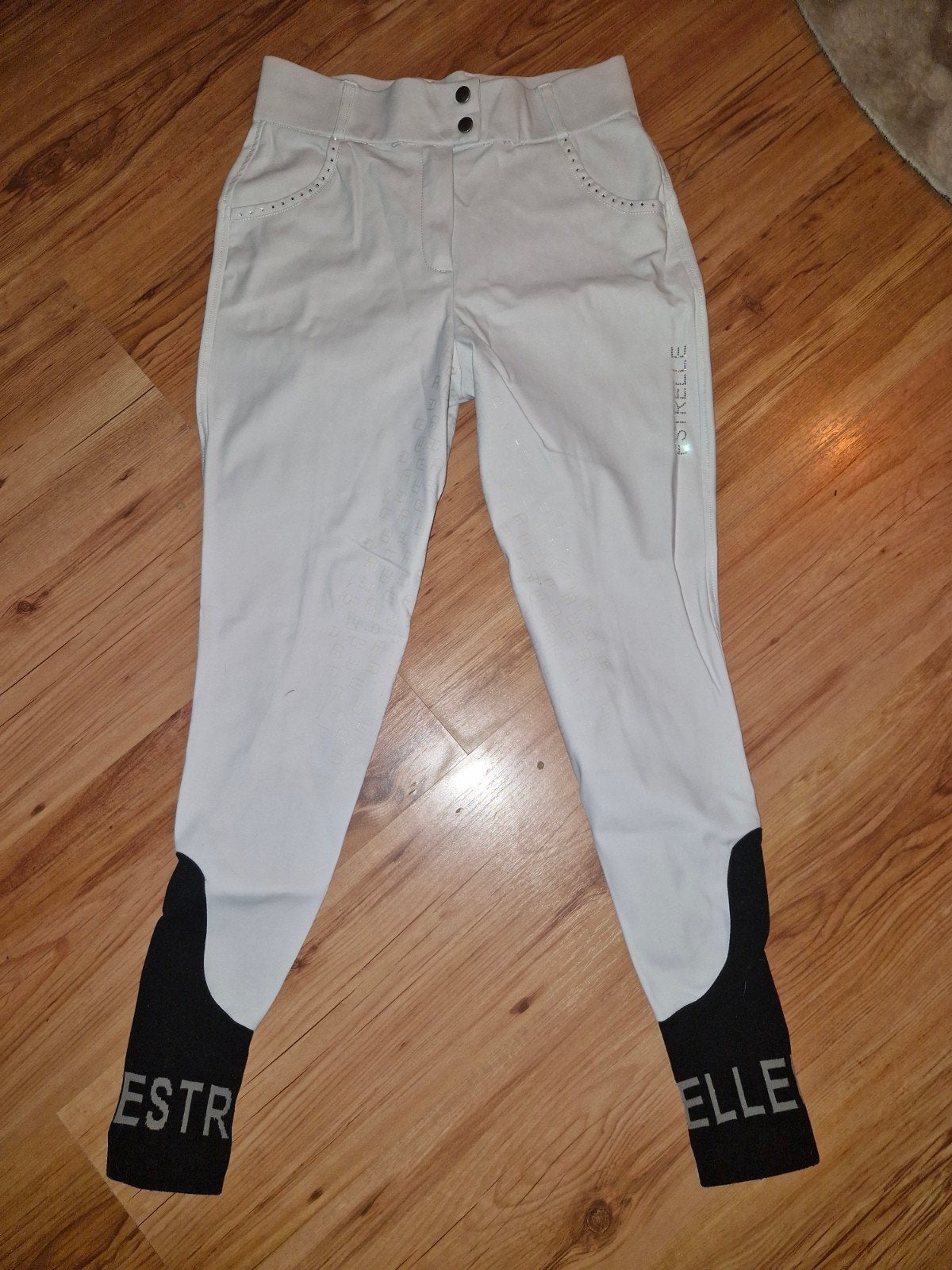 Estrelle witte wedstrijdbroek 38, Dieren en Toebehoren, Ophalen of Verzenden, Zo goed als nieuw, Dressuur, Onderkleding