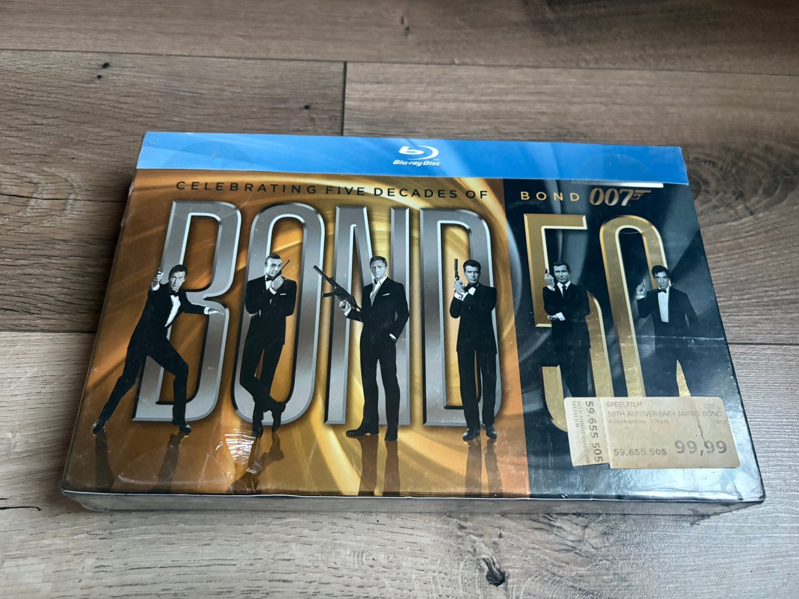 James Bond anniversary Collection blu ray *Nieuw in plastic*, Ophalen of Verzenden, Zo goed als nieuw, Actie