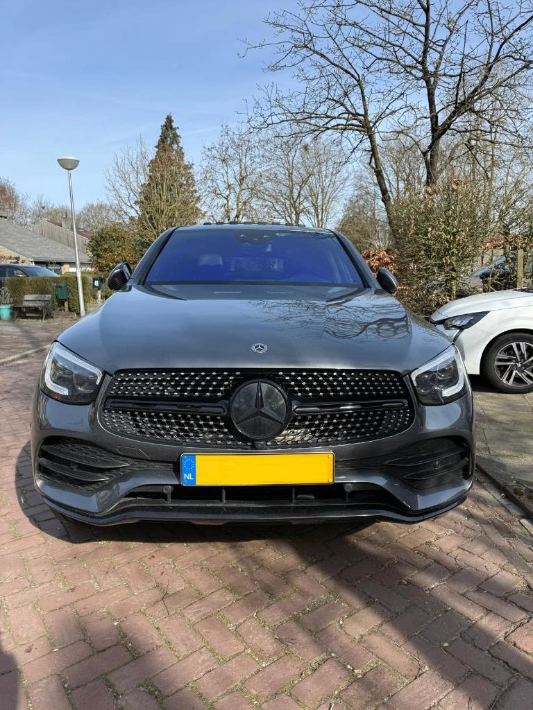 Mercedes GLC Diamant Grille, zwart, met Camera-uitsparing, Ophalen, Gebruikt, Voor, Mercedes-Benz