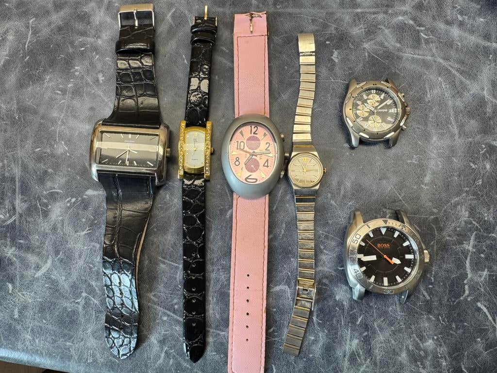 Quartz horloges, Overige merken, Gebruikt, Staal, Polshorloge