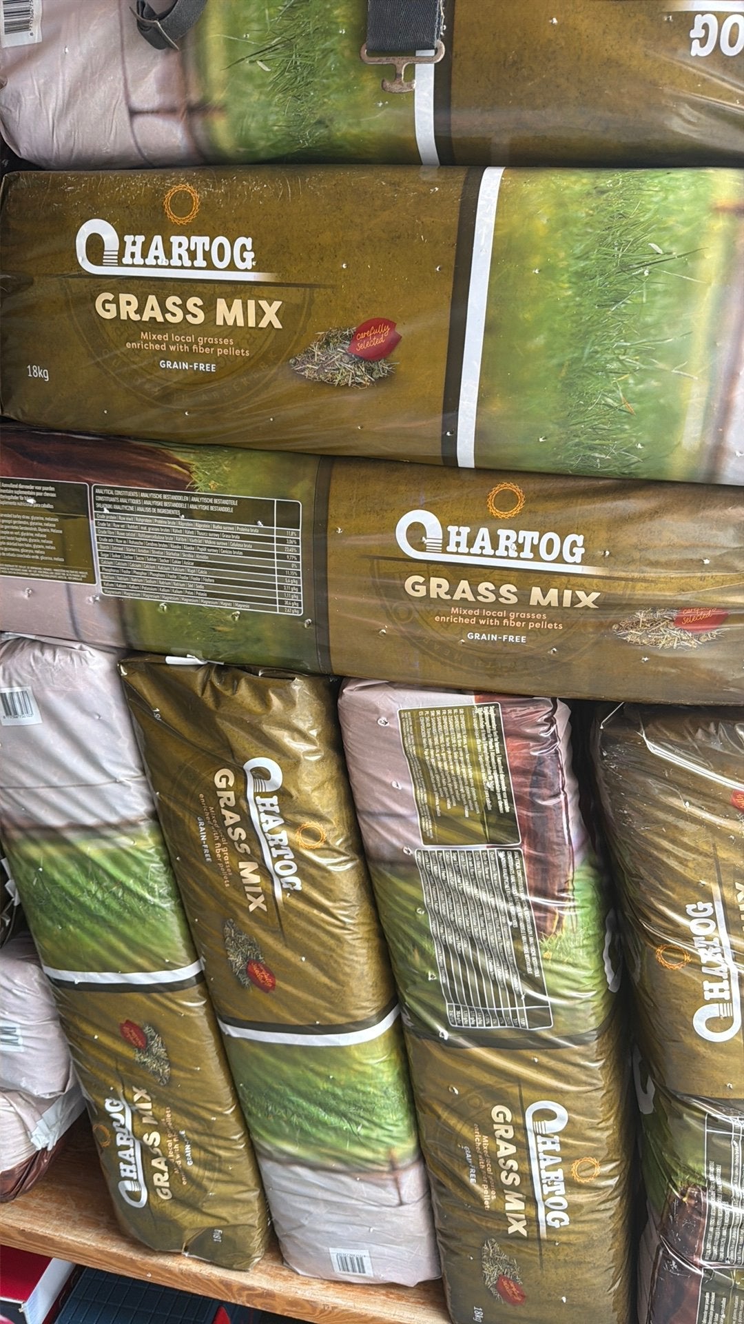 14 pakken hartog grasmix, Dieren en Toebehoren, Dierenvoeding, Ophalen, Vee