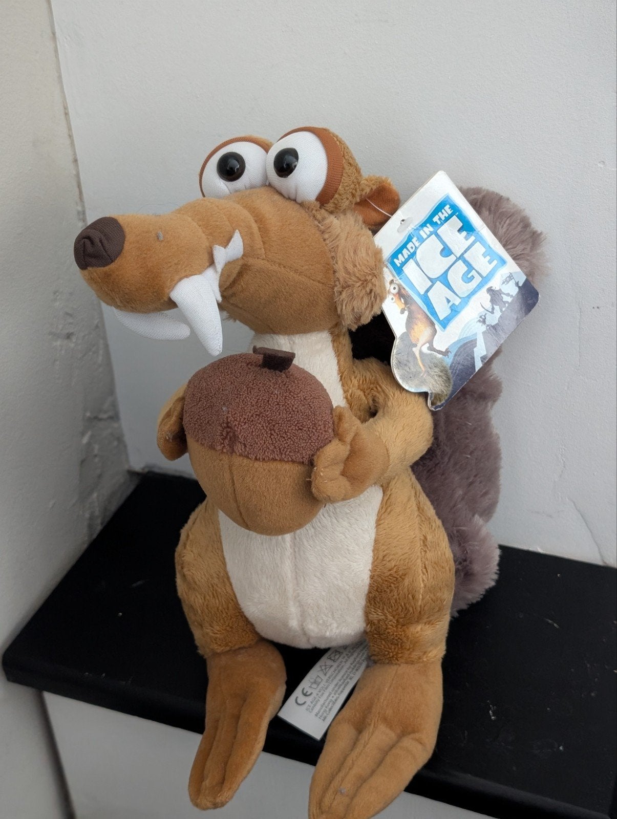 Ice Age Scrat knuffel met eikel nieuw !!!, Overige merken, Overige typen, Middelgroot (20 tot 80 cm), Bruin
