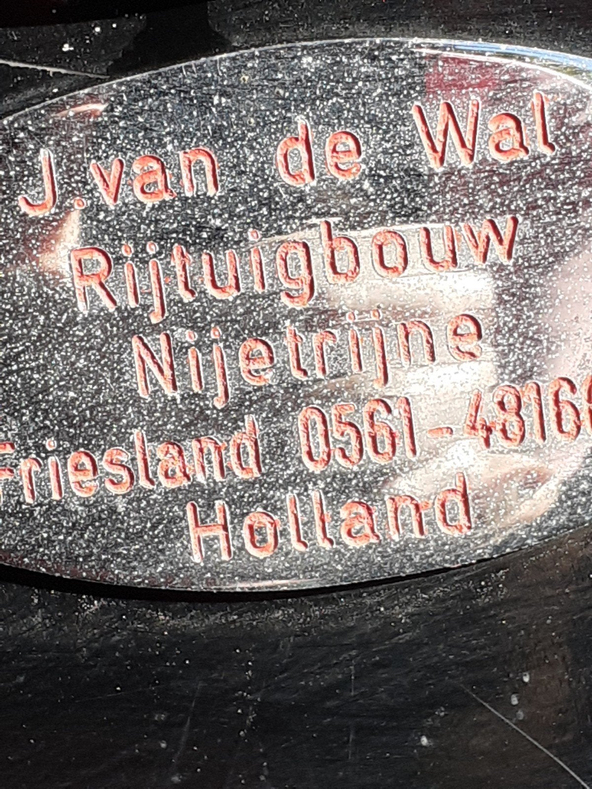 zeer mooie marathonwagen van van der Wal., Zo goed als nieuw, Marathonwagen, Paard of Pony