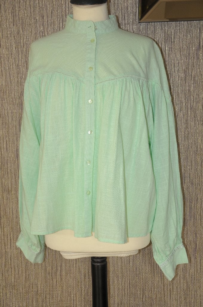 Mooie mintgroene blouse van Shoeby, maat M, ZGAN!!, Maat 38/40 (M), Ophalen of Verzenden, Zo goed als nieuw, Shoeby