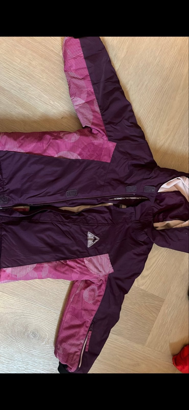 Kinder ski-jas paars/roze - leeftijd kind 3 a 4 jaar., Ophalen of Verzenden, Zo goed als nieuw, Maat 34 (XS) of kleiner, Jack