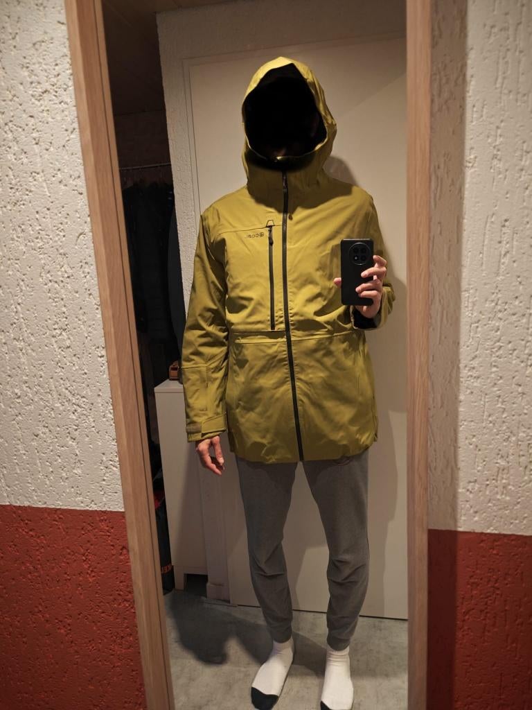 NIEUW: Coal Sahale Snowboardjas – Okergeel – Maat L, Sport en Fitness, Snowboarden, Ophalen of Verzenden, Nieuw, Kleding