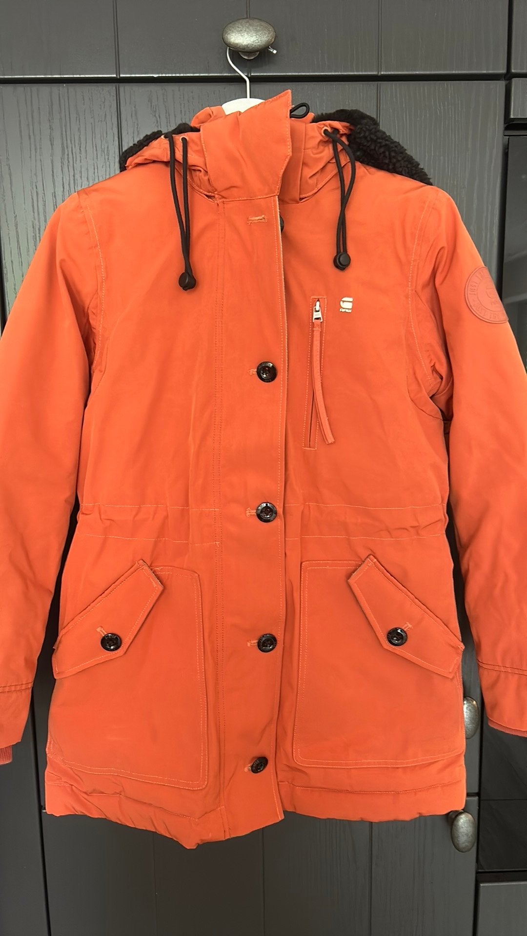 G Star Winterjas maat XS, Kleding | Dames, Jassen | Winter, Ophalen of Verzenden, Zo goed als nieuw, Maat 34 (XS) of kleiner, Zwart