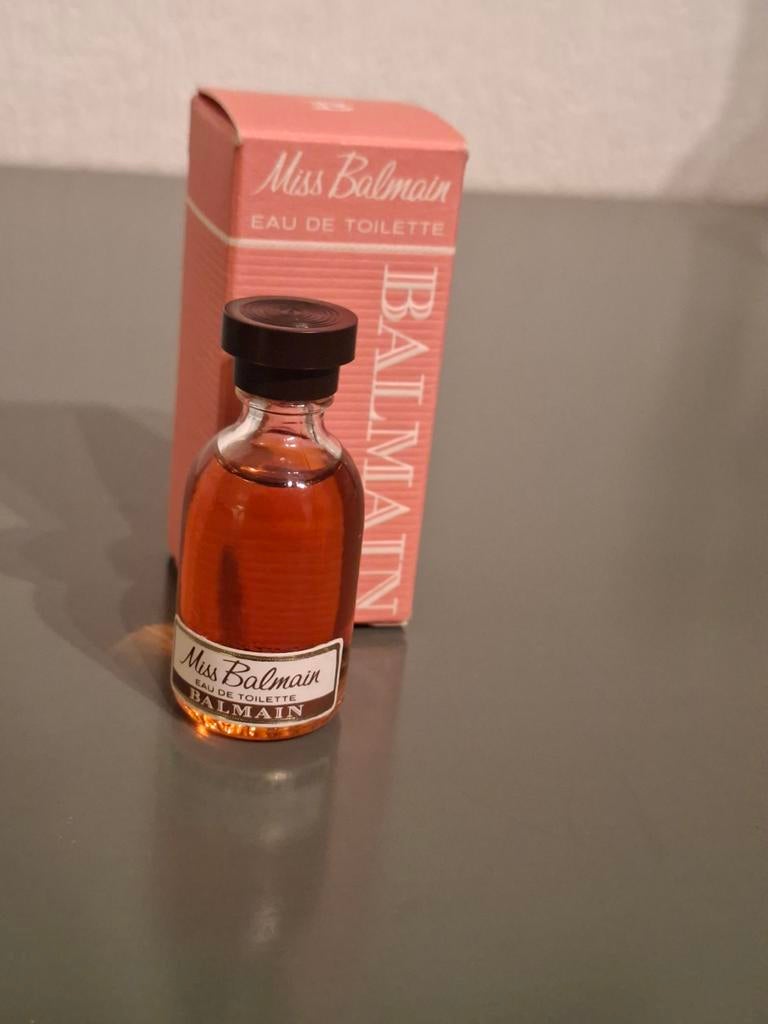 Balmain Pierre - Miss Balmain - EdT - 7ml - 1967, Ophalen of Verzenden, Zo goed als nieuw, Miniatuur