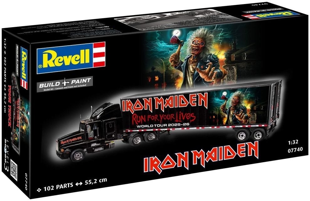 Revell 1:32 TOUR TRUCK “IRON MAIDEN”, -, Verzenden, Nieuw, Truck