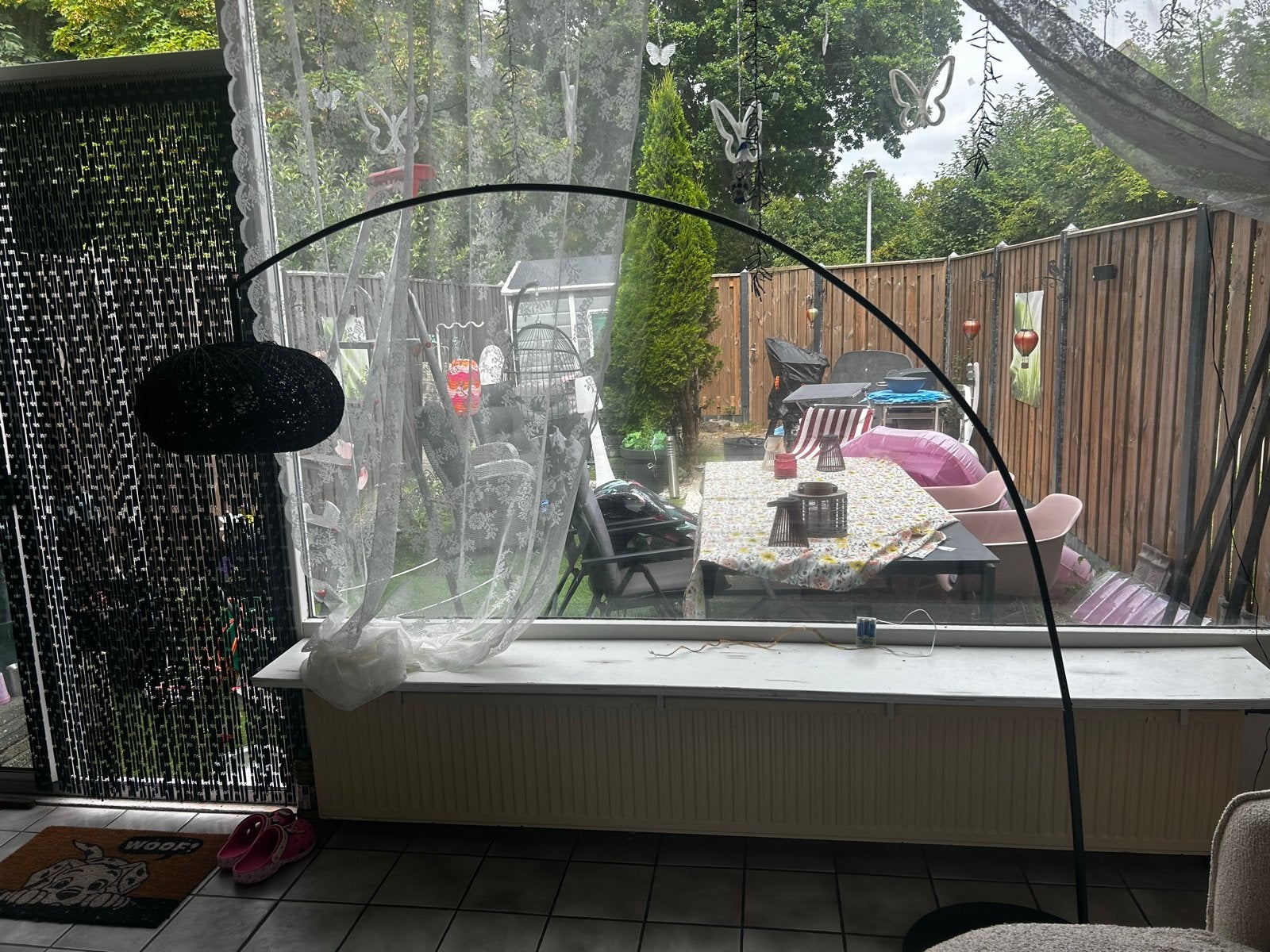 IKEA SKAFTET Booglamp - Zwart, Zo goed als nieuw, Ophalen, E27 (groot), Zo goed als nieuw, Metaal