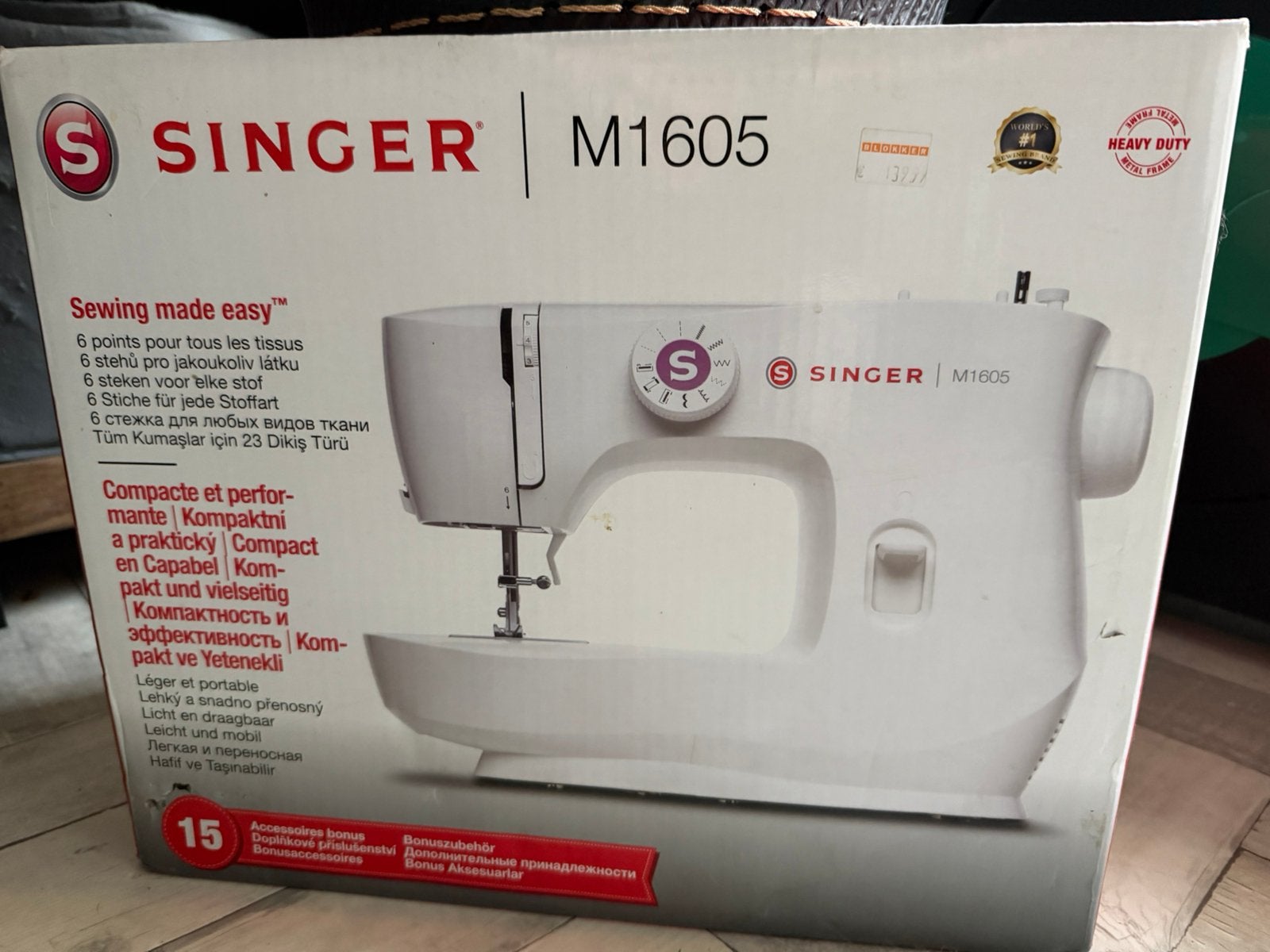 Singer naaimachine, Ophalen, Zo goed als nieuw, Naaimachine, Singer