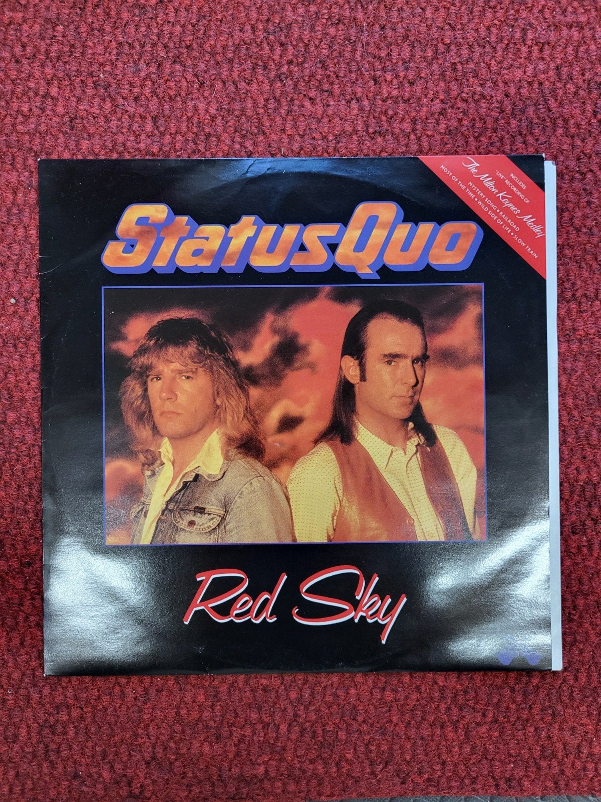 status quo 10" red sky, Ophalen of Verzenden, Gebruikt, 12 inch, Classic Rock
