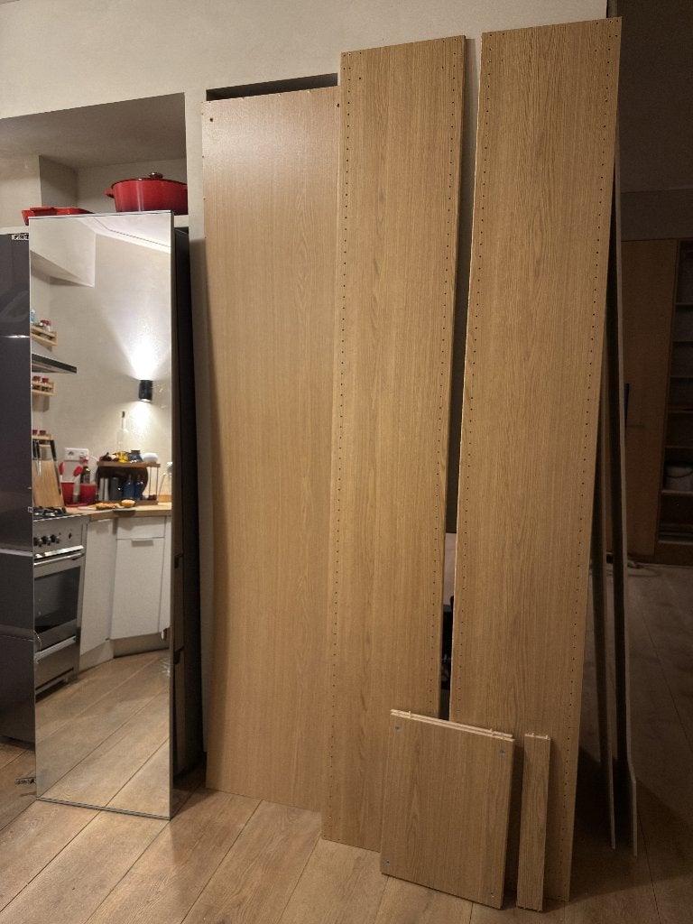 2x IKEA Pax kasten (50x58x236 en 50x35x236), Ophalen, Met deur(en), Gebruikt, 200 cm of meer