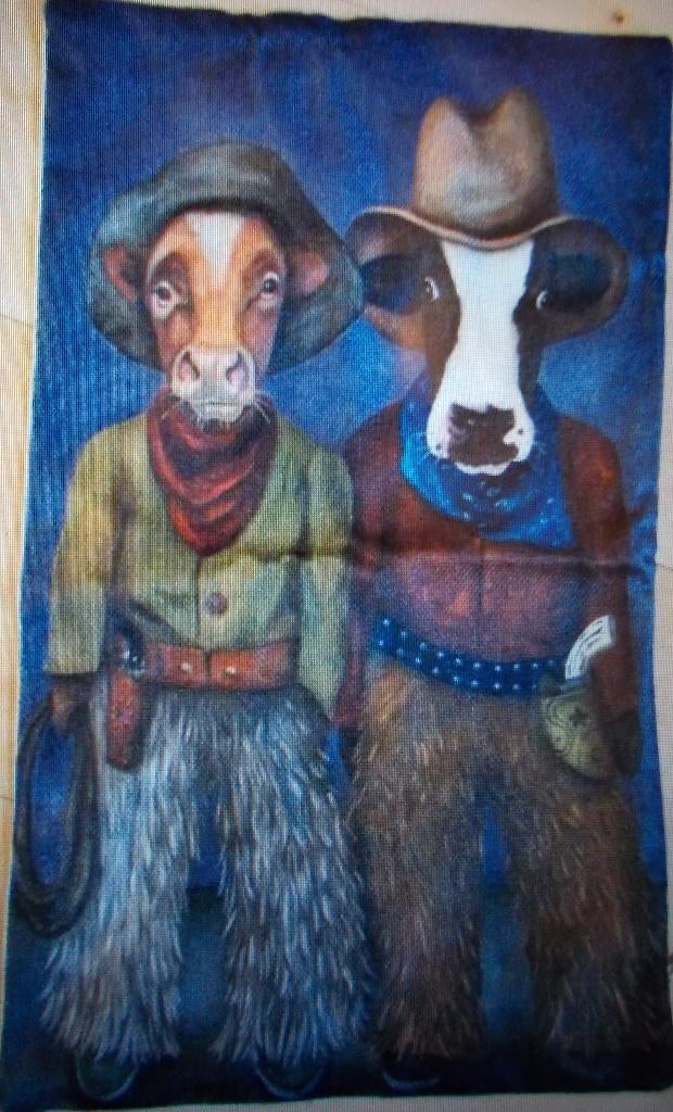 Leuk voor de boer dit grappig koeienprint kussenhoesje, Verzenden, Nieuw, Overige kleuren, Rechthoekig