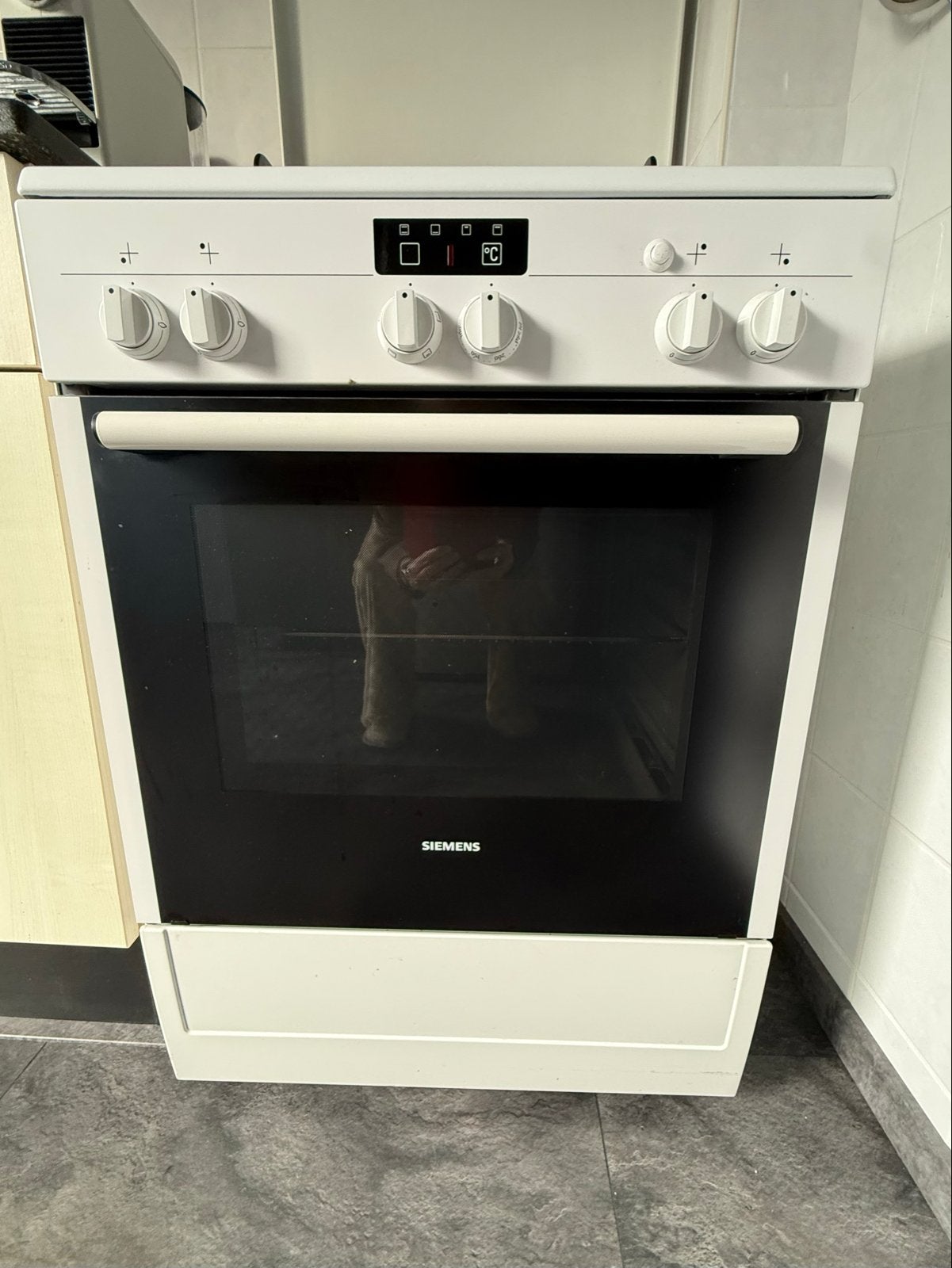 Siemens Vrijstaand Gasfornuis met Oven, Ophalen, Gebruikt, 60 cm of meer, 4 kookzones