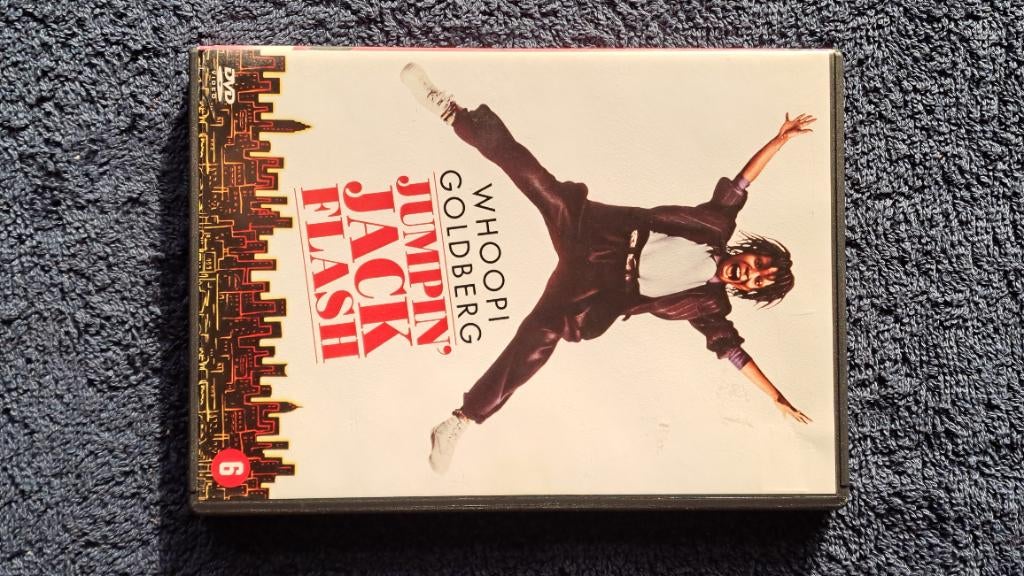Jumpin' Jack Flash "Whoopi Goldberg", Cd's en Dvd's, Dvd's | Komedie, Zo goed als nieuw, Actiekomedie, Vanaf 12 jaar, Ophalen of Verzenden