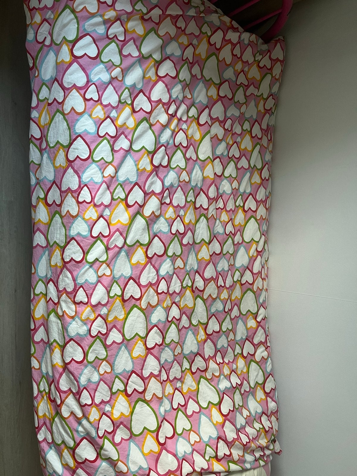 Roze bed met matras - IKEA ÅBYGDA, Overige materialen, Gebruikt, 90 cm, Ophalen of Verzenden